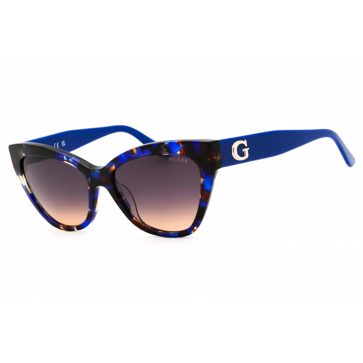 Guess GU00204 92F Blue/havana/green Gradient 55-17-140 Sunglasses