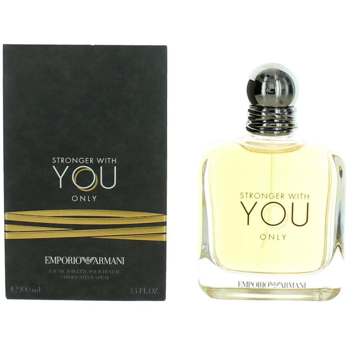 Emporio Armani Men`s Eau De Toilette Spray Stronger with You Only Invigorating