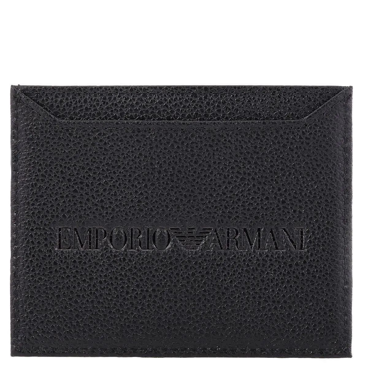 Emporio Armani Tumbled Leather Card Holder EM001578-AF13788-UC001