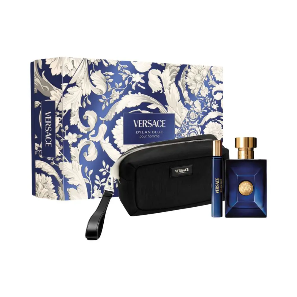 Versace Men`s Dylan Blue 3pcs Edt Gift Set Fragrances 8011003903030