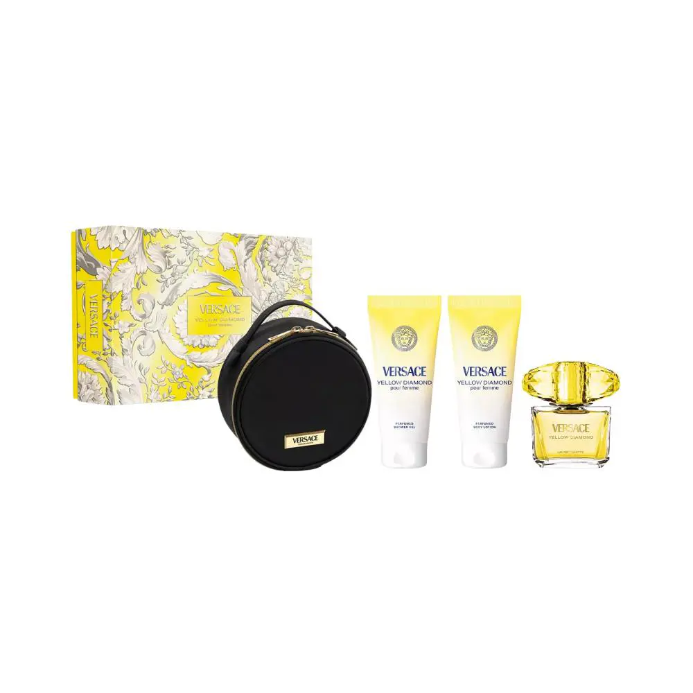 Versace Yellow Diamond For Women 4PC Gift Set 3 / 3.0 oz Eau de Toilette
