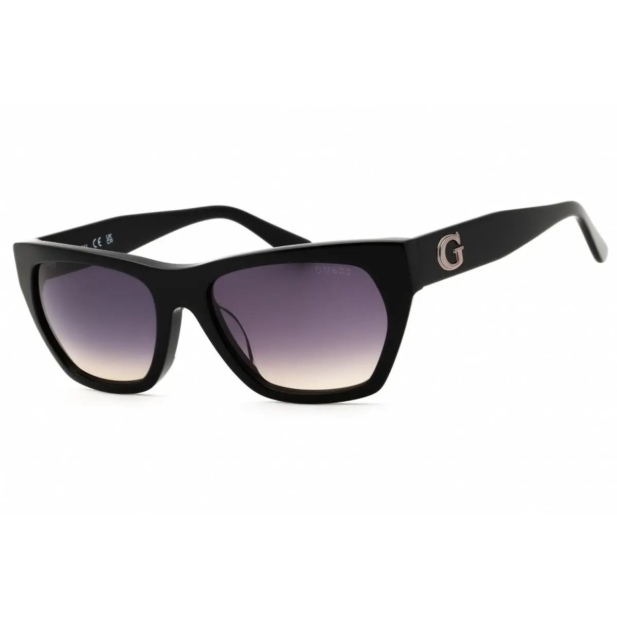 GU00203-H 01B Shiny Black/smoke Gradient 56-18-140 Sunglasses by Guess