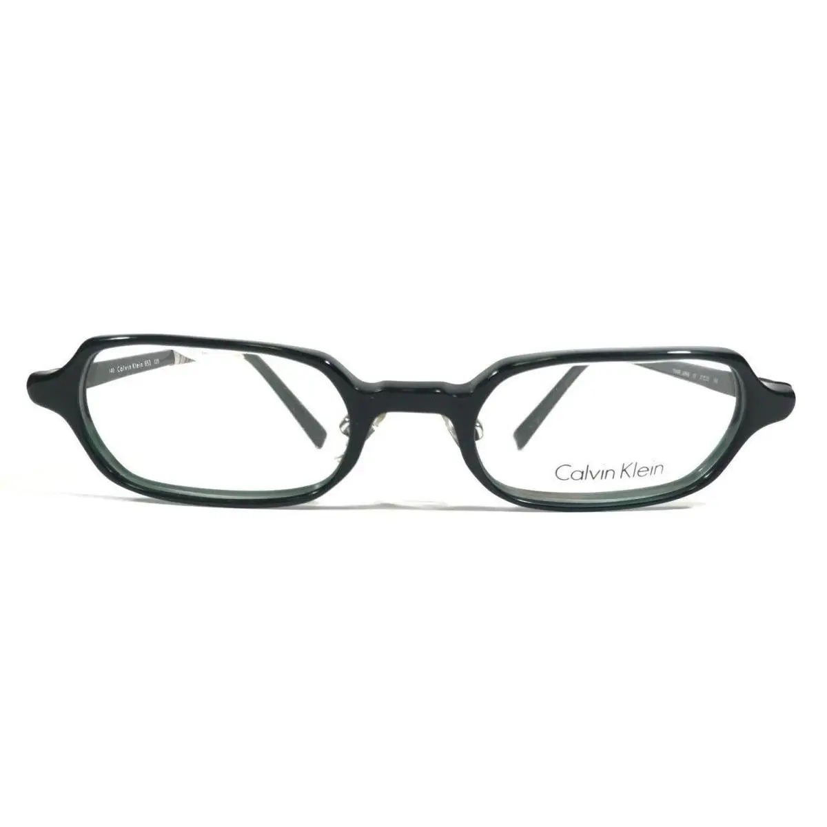 Calvin Klein Eyeglasses Frames 653 029 Dark Green Rectangular 47-20-140