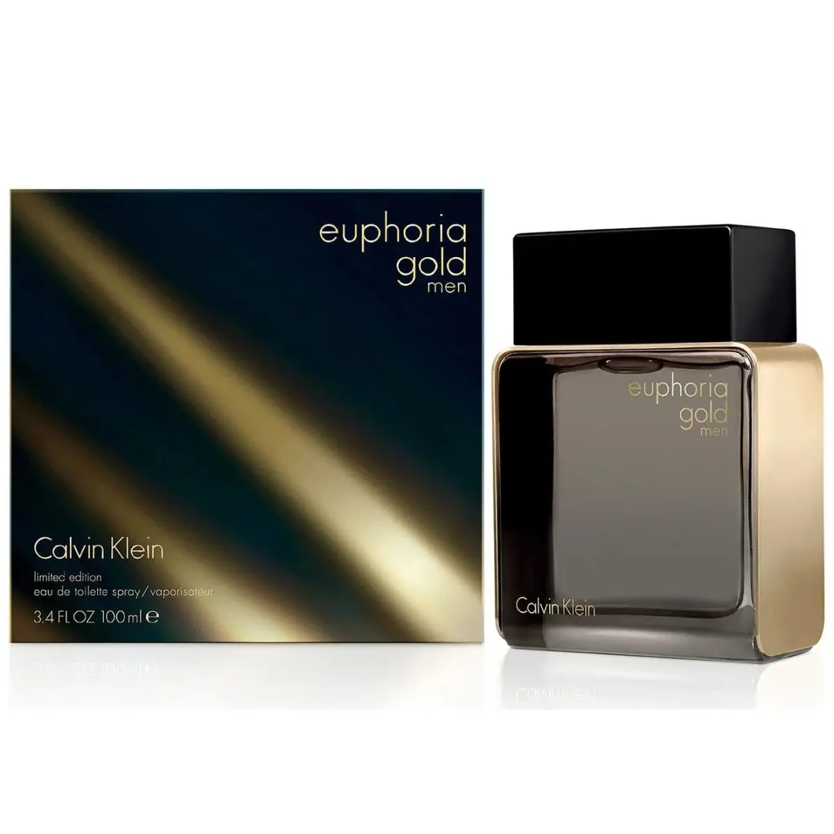 Calvin Klein Euphoria Gold Limited Edition Edt Spray Men 3.4 OZ Rare