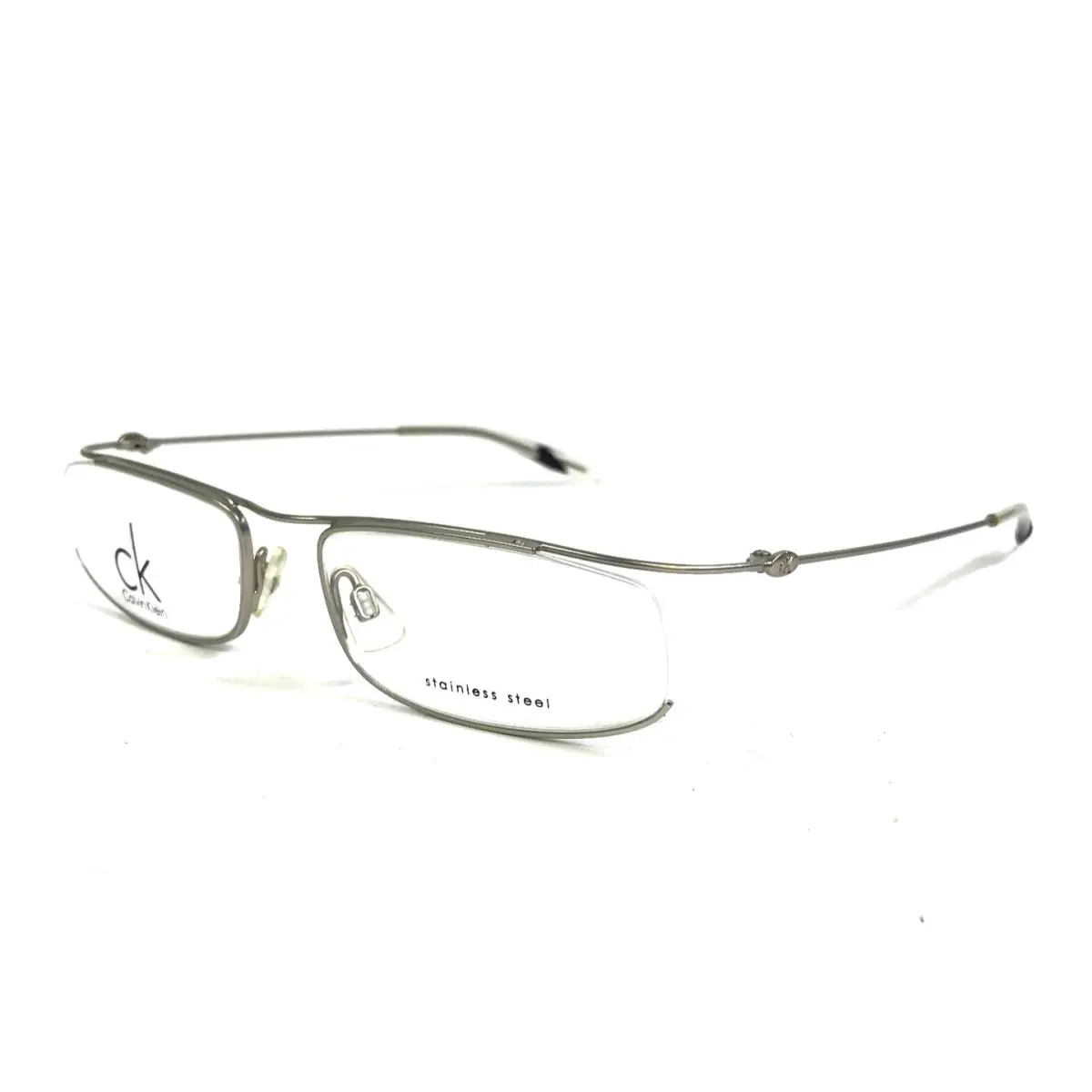 Calvin Klein Eyeglasses Frames ck5303 044 Silver Semi Rimmed Wire Rim 53-17-135