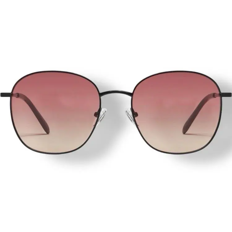 Womens Quay Sunglasses Australia Jezabell Boho Black /pinot Taupe Lens Festival - Frame: Black, Lens: Apricot