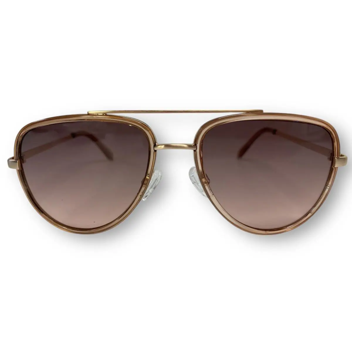 Quay Australia Sunglasses All IN Doe Frame/brown Fawn Lens Aviator Classic 49mm