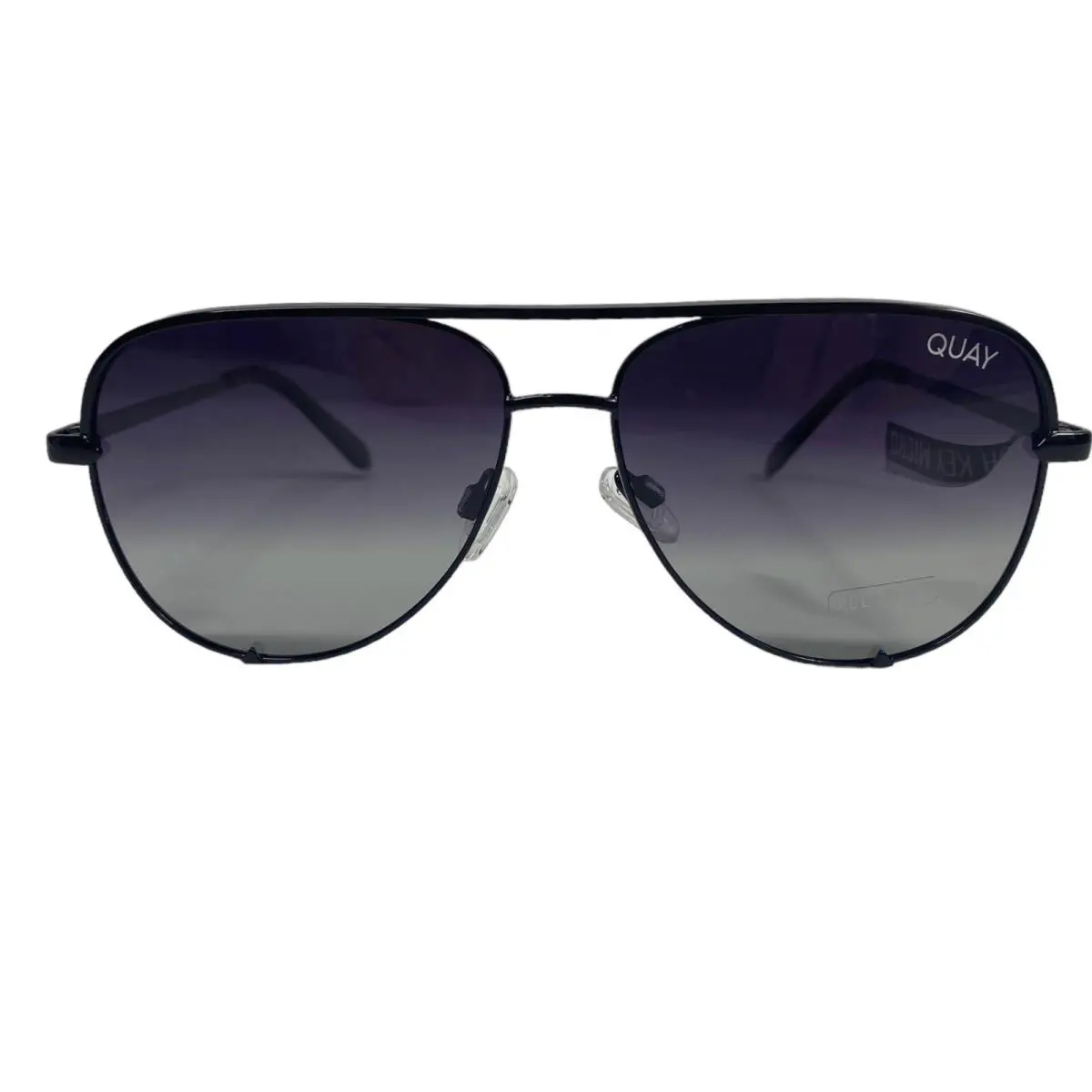 Quay Australia Polarized High Key Fade Lens Micro Aviator Sunglasses 50mm
