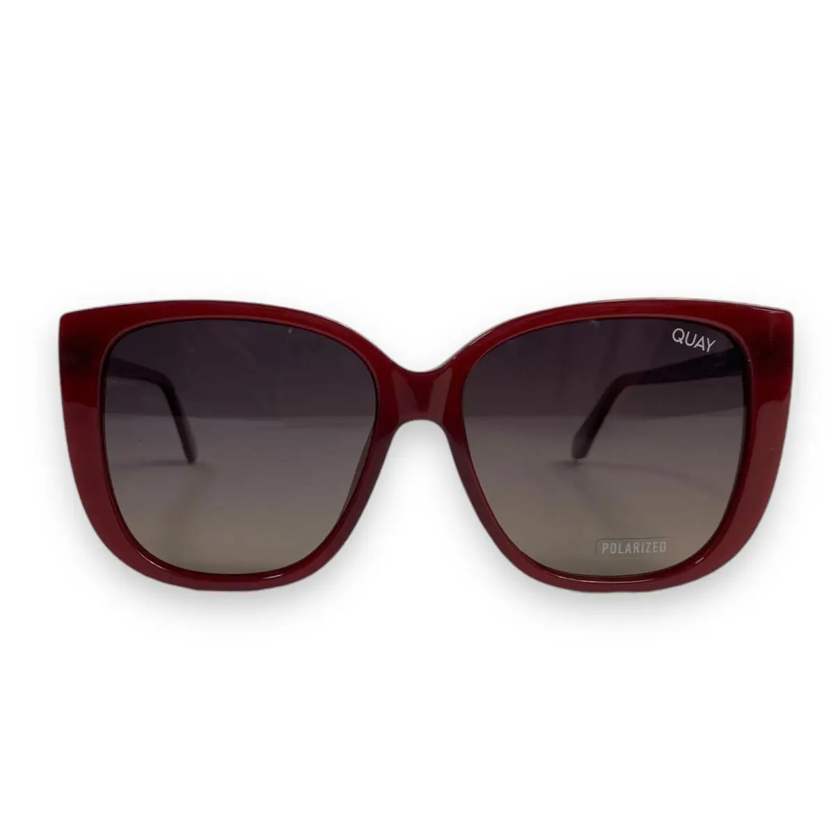 Quay Australia Ever After Spice Smoke/taupe Polarized Sunglasses Statement 54mm
