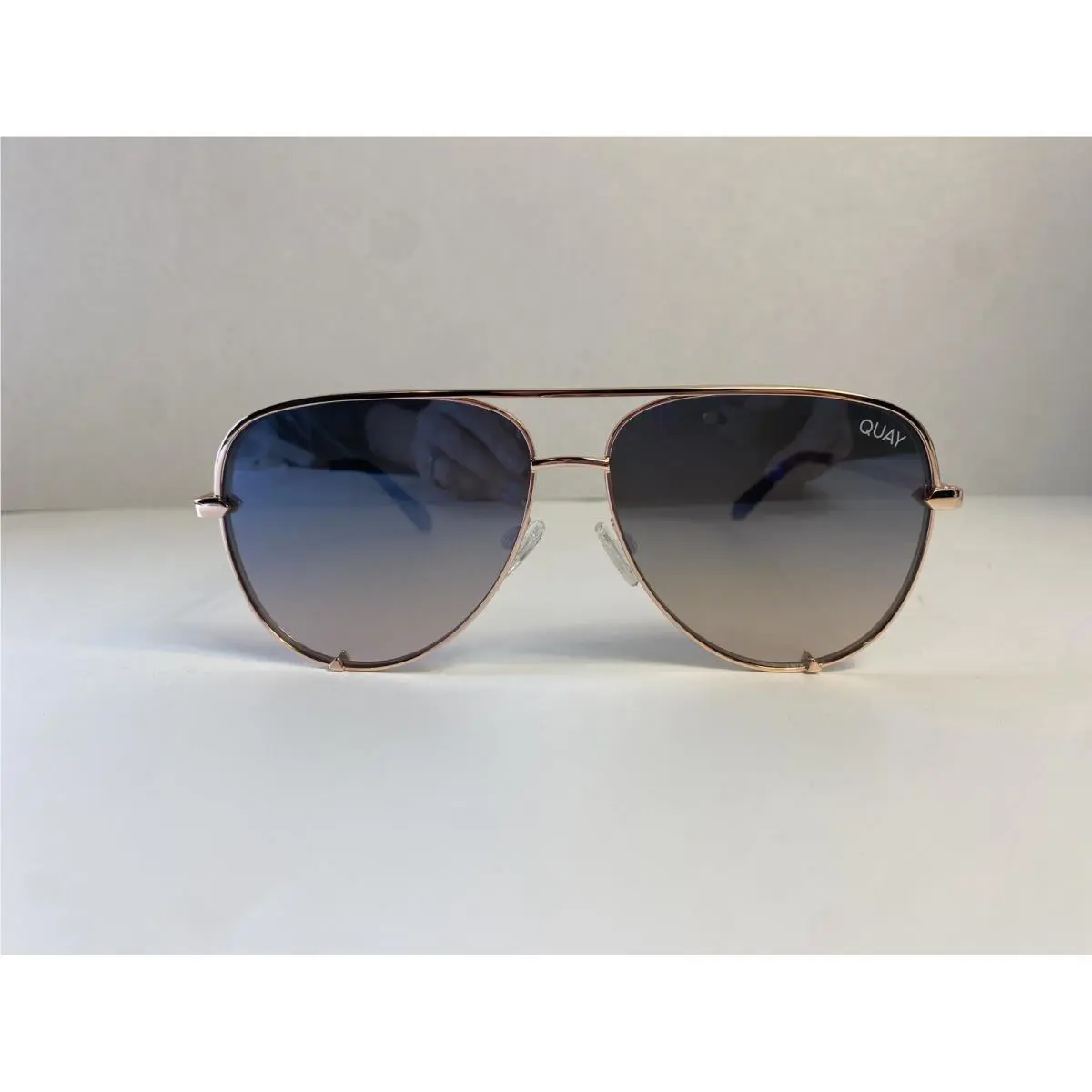 Quay Australia Rose Gold / Multi Lens High Key Sunnies Sunglasses 62934