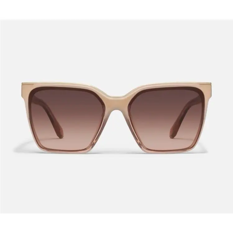 Quay Australia Level UP Sunglasses Chamomile Frame / Dark Fawn Lens Color