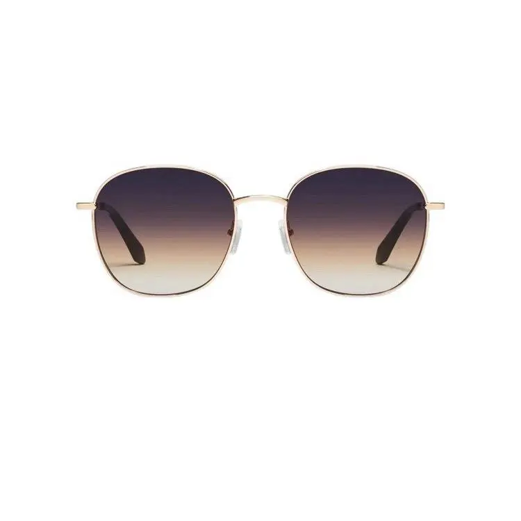 Quay Australia Sunglasses Jezabell Gold/ Futuredusk Poppy Lens Gradient Festival