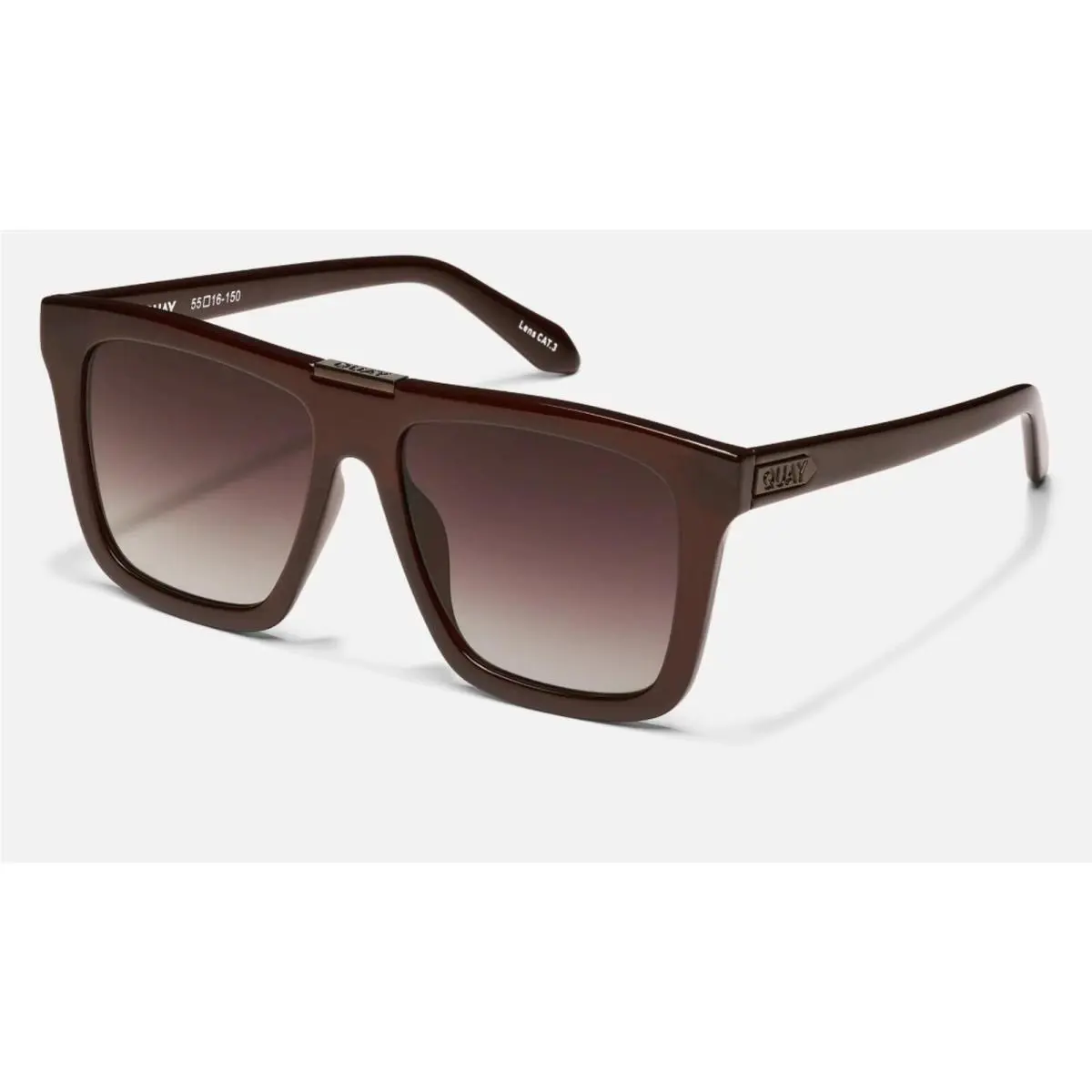 Quay Australia Polarized Name Drop Square Sunglasses