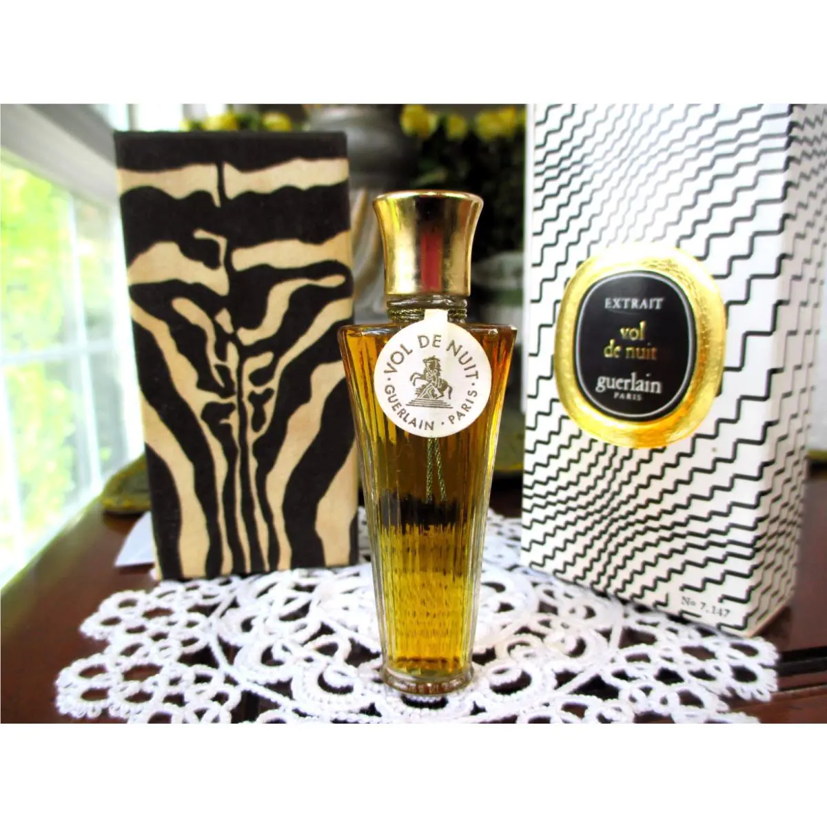 Vintage Guerlain Vol de Nuit Extrait/parfum 1/4oz-7.5ml Old Formula Rare