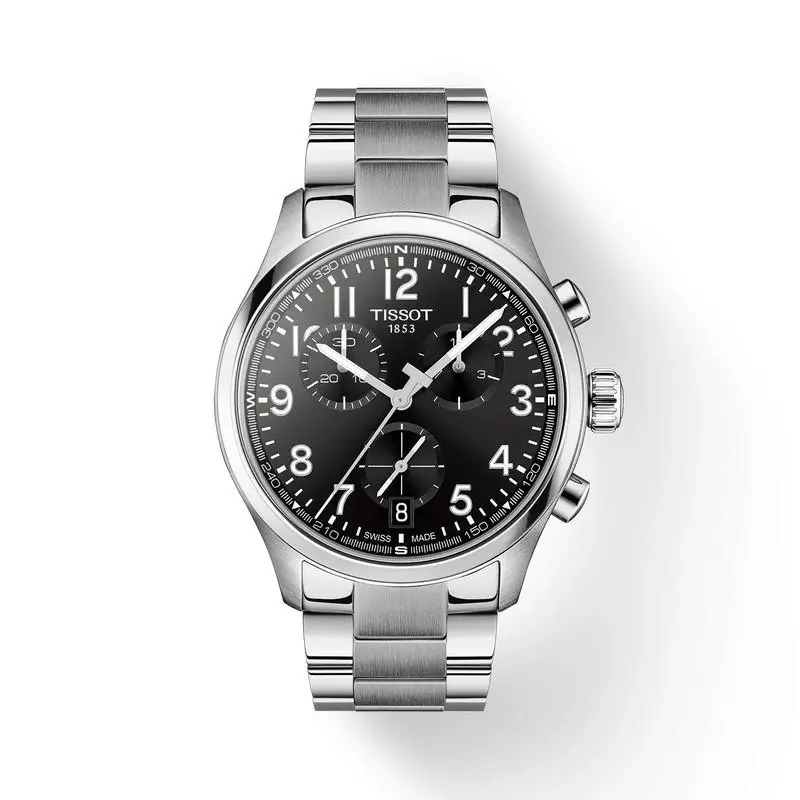 Tissot Chrono L 42mm Black Dial Stainless Steel Watch T1164171105200