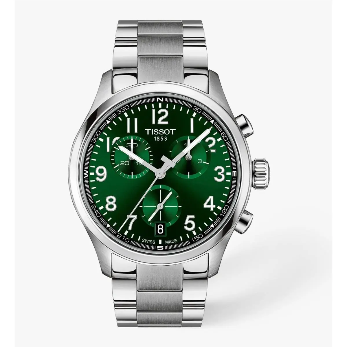 Tissot Chrono L 42mm T116.417.11.092.00 42 mm Steel Green Dial Quartz Mens Watch