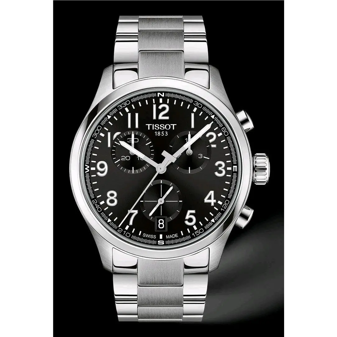 Tissot Chrono L 42mm Black Dial Stainless Steel Watch T116.417.11.052.00