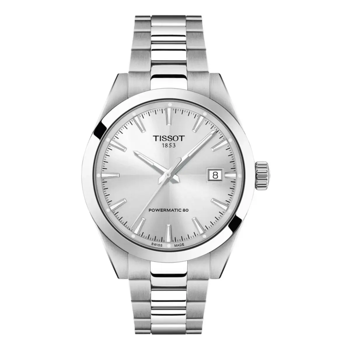 Tissot Gentleman T165.807.11.031.00 38mm Silver Dial Automatic Men`s Watch