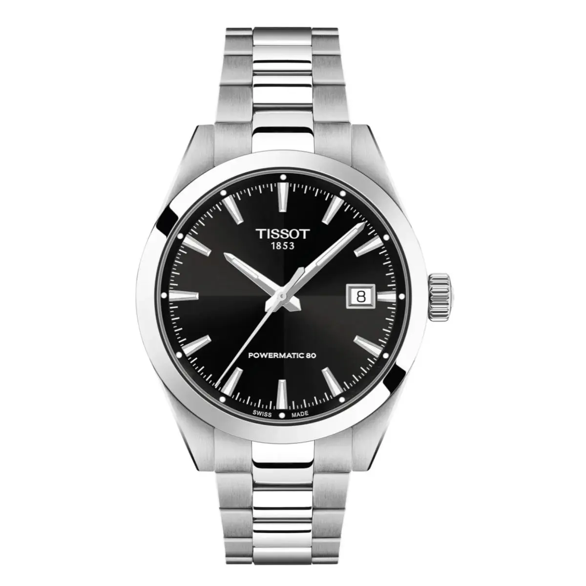 Tissot Gentleman T165.807.11.051.00 38mm Black Dial Automatic Men`s Watch