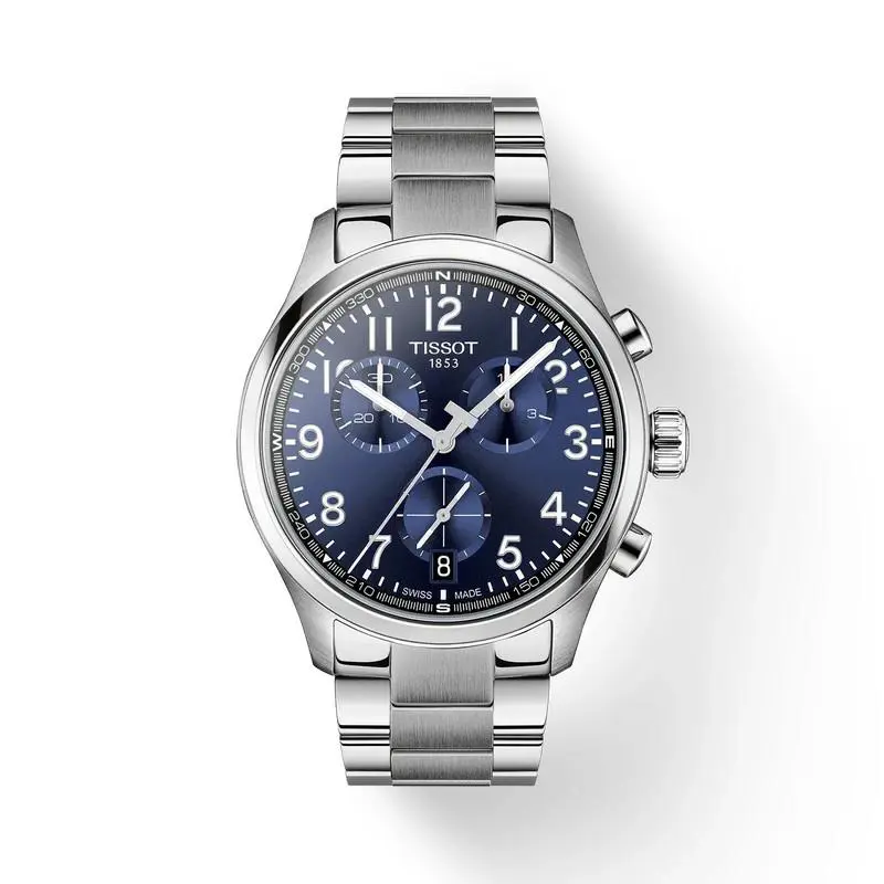 Tissot Chrono L 42mm Blue Dial Stainless Steel Watch T1164171104200