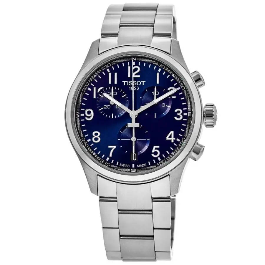 Tissot Chrono L 42mm Blue Dial Stainless Men`s Watch T116.417.11.042.00