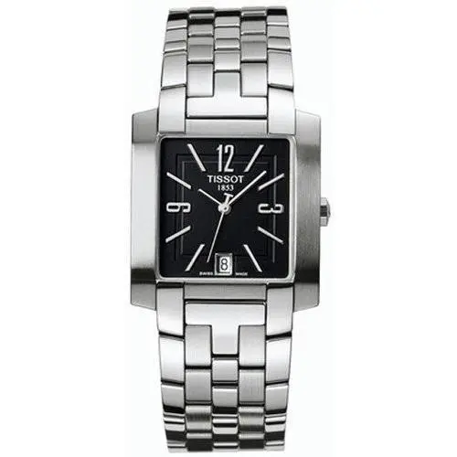 Tissot Txl Stainless Steel Black Dial Men`s Watch T60158152