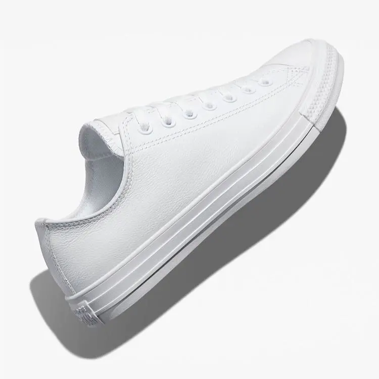 Converse shoes - Converse Chuck Taylor All Star Leather Ox - 136623C - White 4
