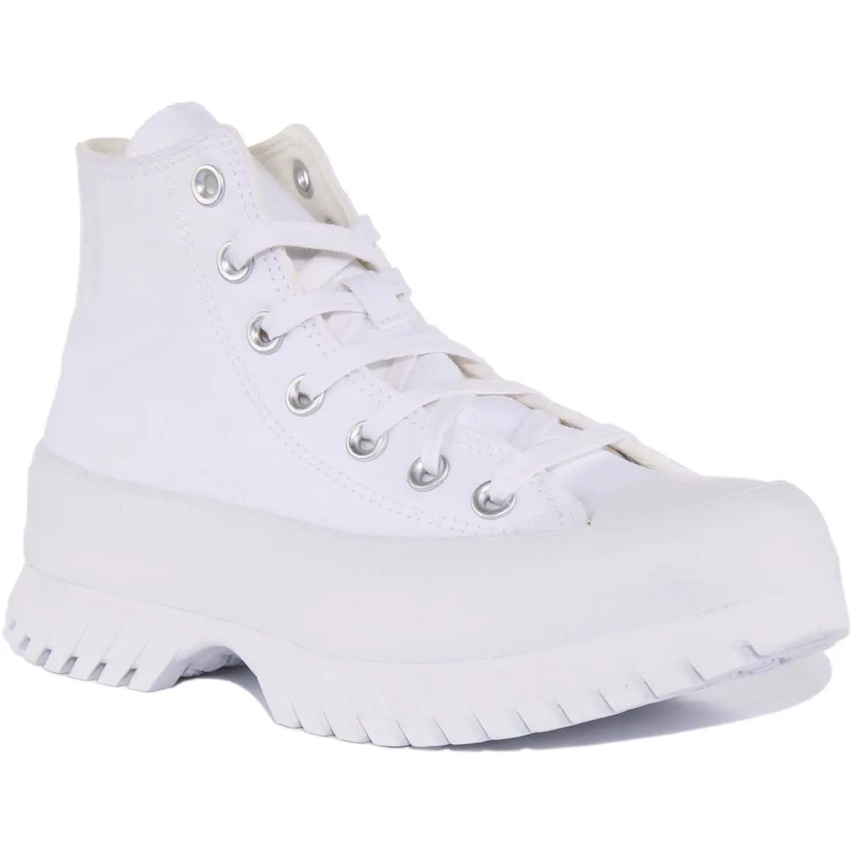 Converse A00871C Lugged 2.0 Hi Womens Sneakers In White Size US 5 - 11 - WHITE