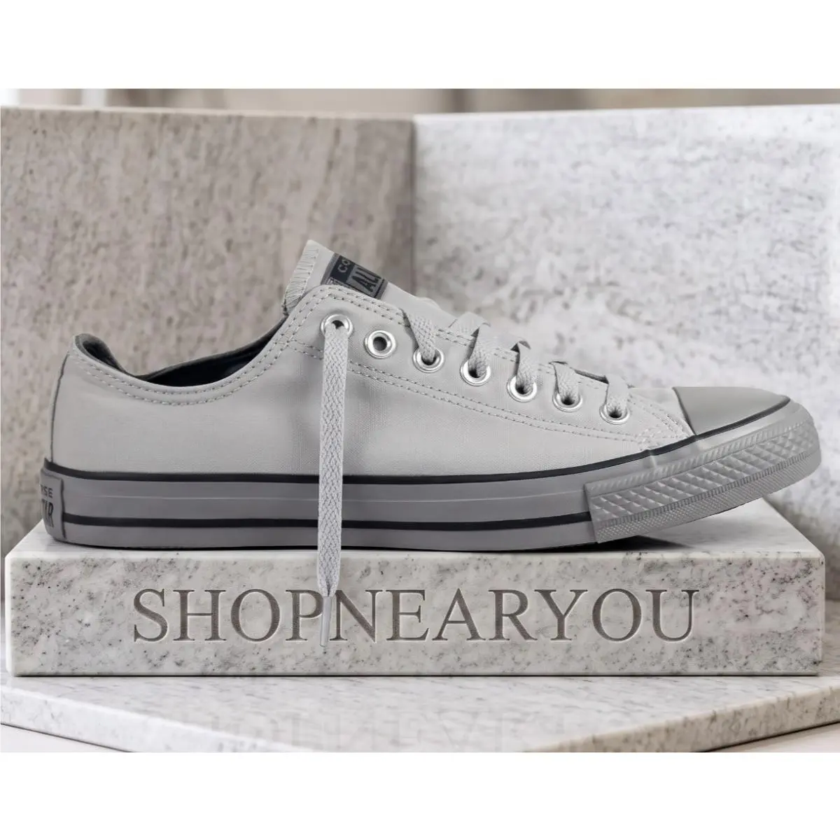 Converse All Star Color Pop Low Top Grey Men`s Padded Sneakers Shoes Kicks