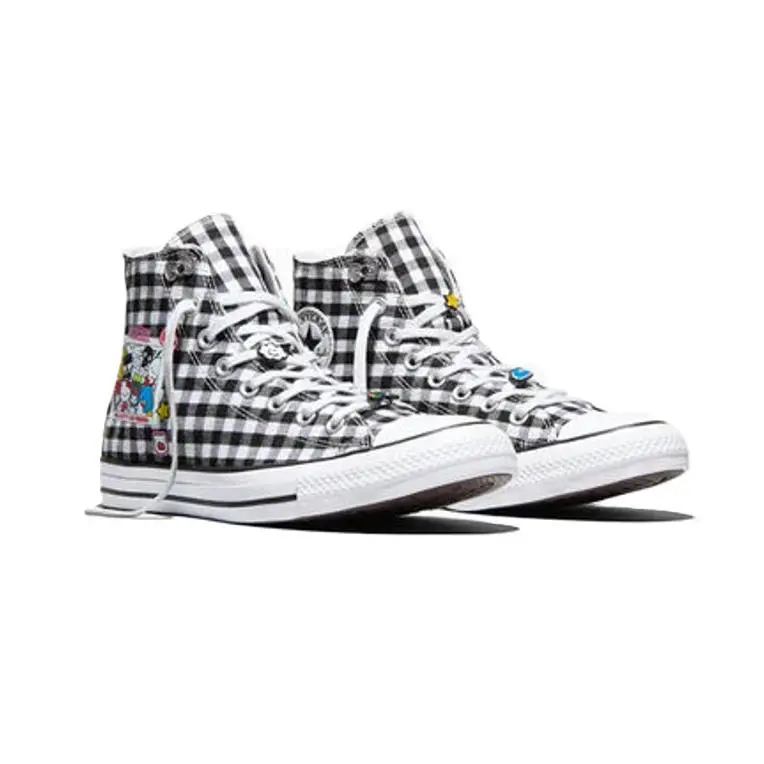 Converse shoes - Black/White/Pink 0
