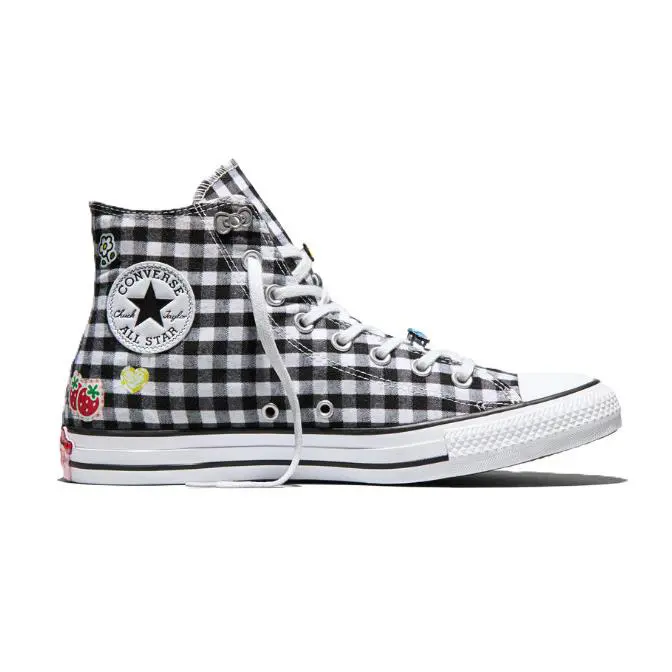 Converse shoes - Black/White/Pink 1