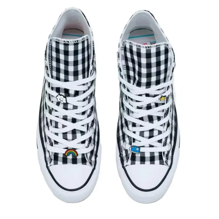 Converse shoes - Black/White/Pink 13