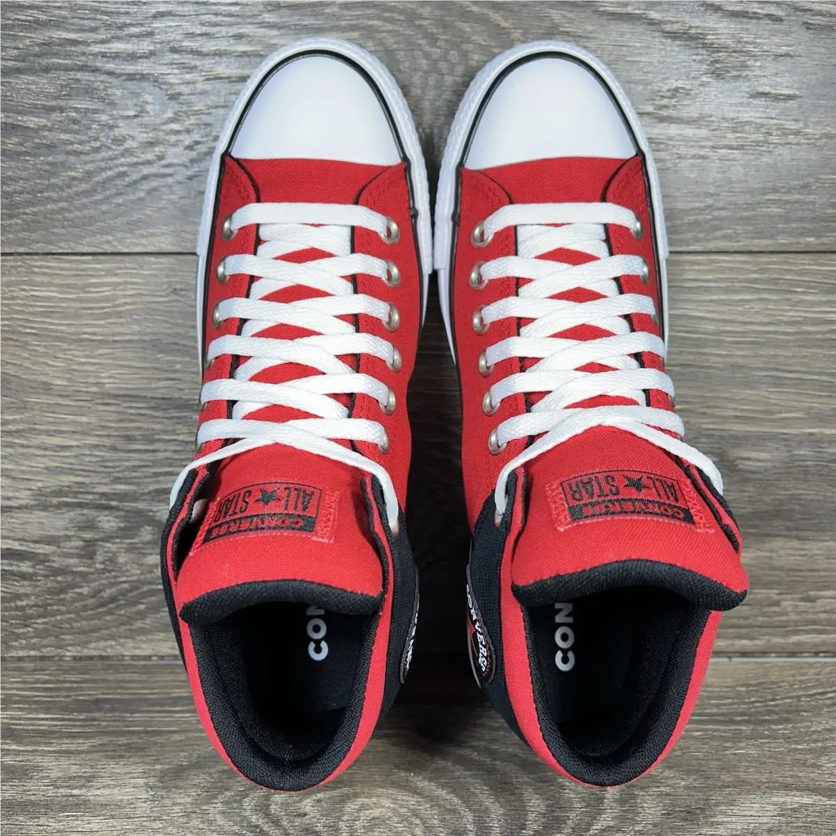 Converse shoes - Converse Chuck Taylor All Star High Street Mid - Red, Black 4