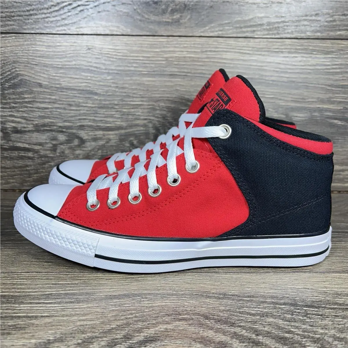 Converse shoes - Converse Chuck Taylor All Star High Street Mid - Red, Black 10