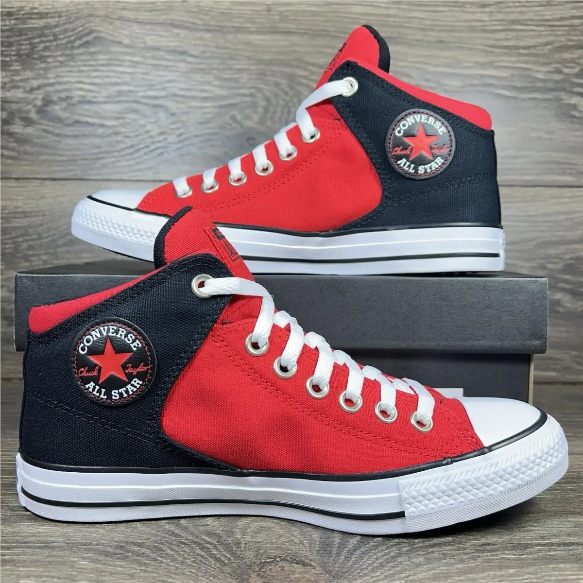 Converse shoes - Converse Chuck Taylor All Star High Street Mid - Red, Black 7