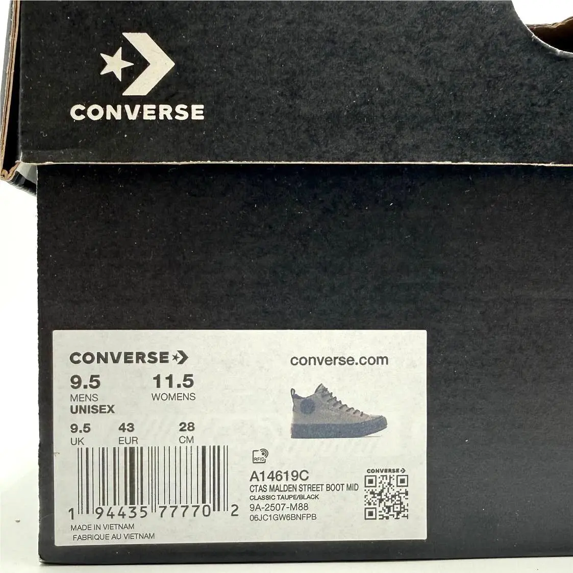 Converse shoes - Converse Chuck Taylor All Star Street Mid - A14619C - Brown 19