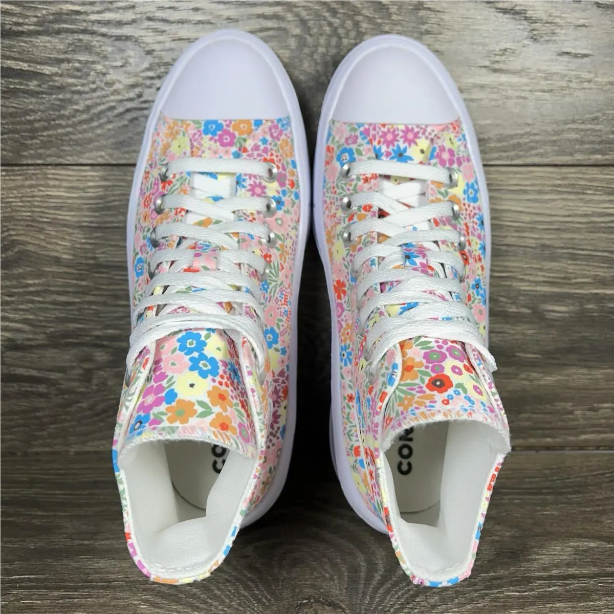 Converse shoes - Converse Chuck Taylor All Star Move Hi - White 4