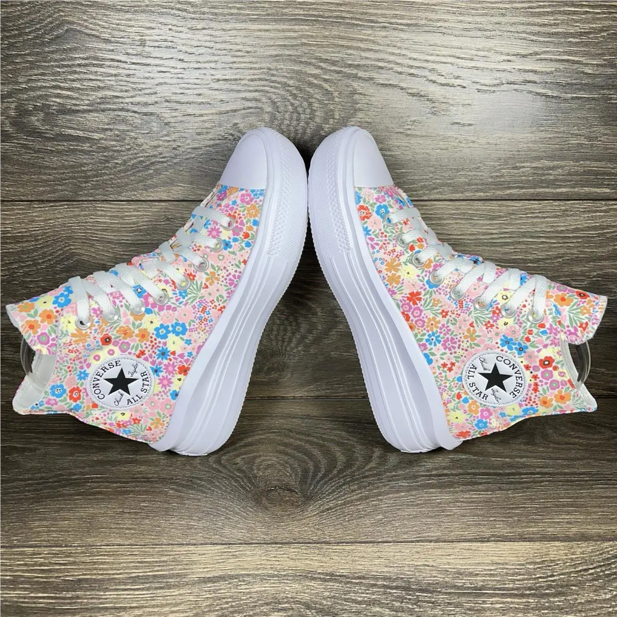 Converse shoes - Converse Chuck Taylor All Star Move Hi - White 13