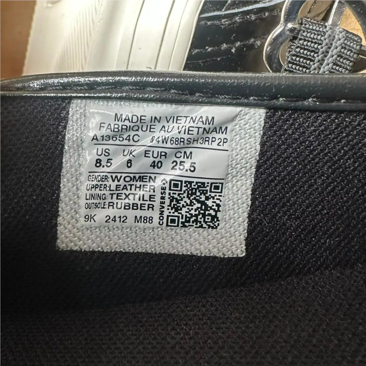 Converse shoes - Converse Chuck Taylor All Star Dainty - A13654C - Black (UPC: 194435403328) 9