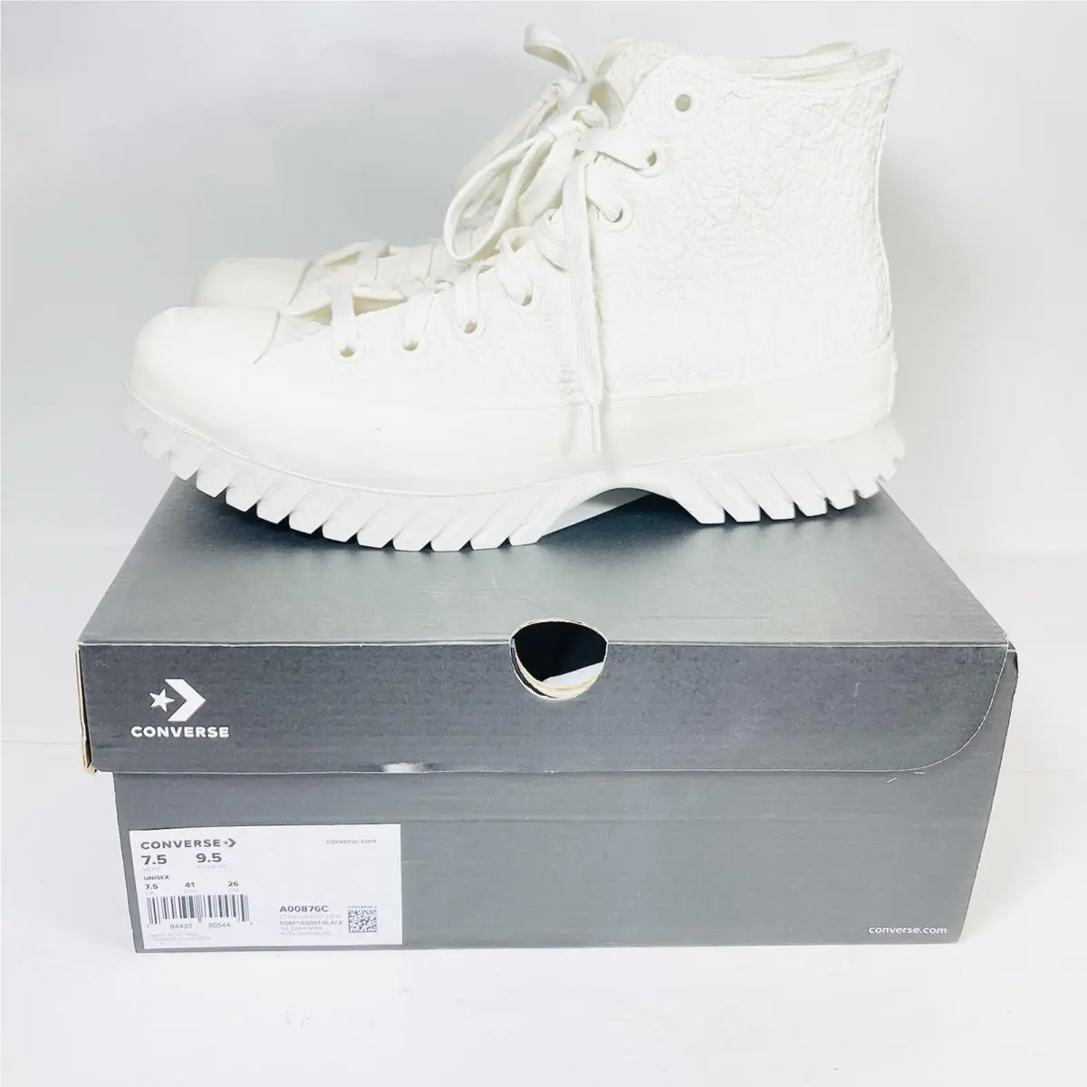 Converse shoes - Converse CTAS Lugged 2.0 - CTAS Lugged - A00876C - White 8