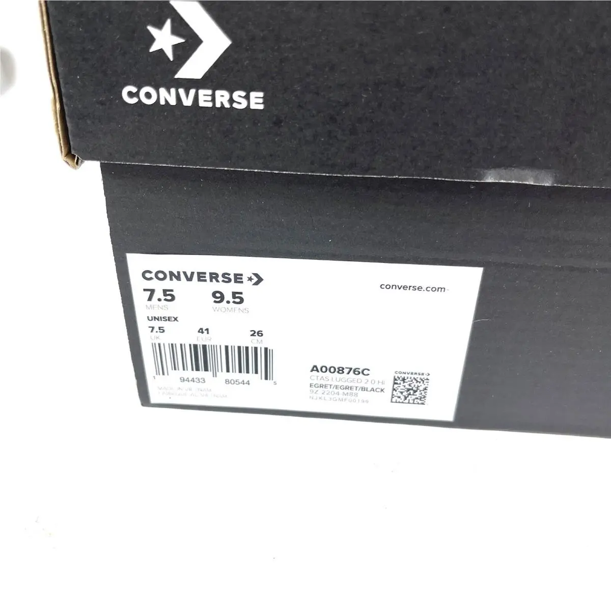 Converse shoes - Converse CTAS Lugged 2.0 - CTAS Lugged - A00876C - White 9