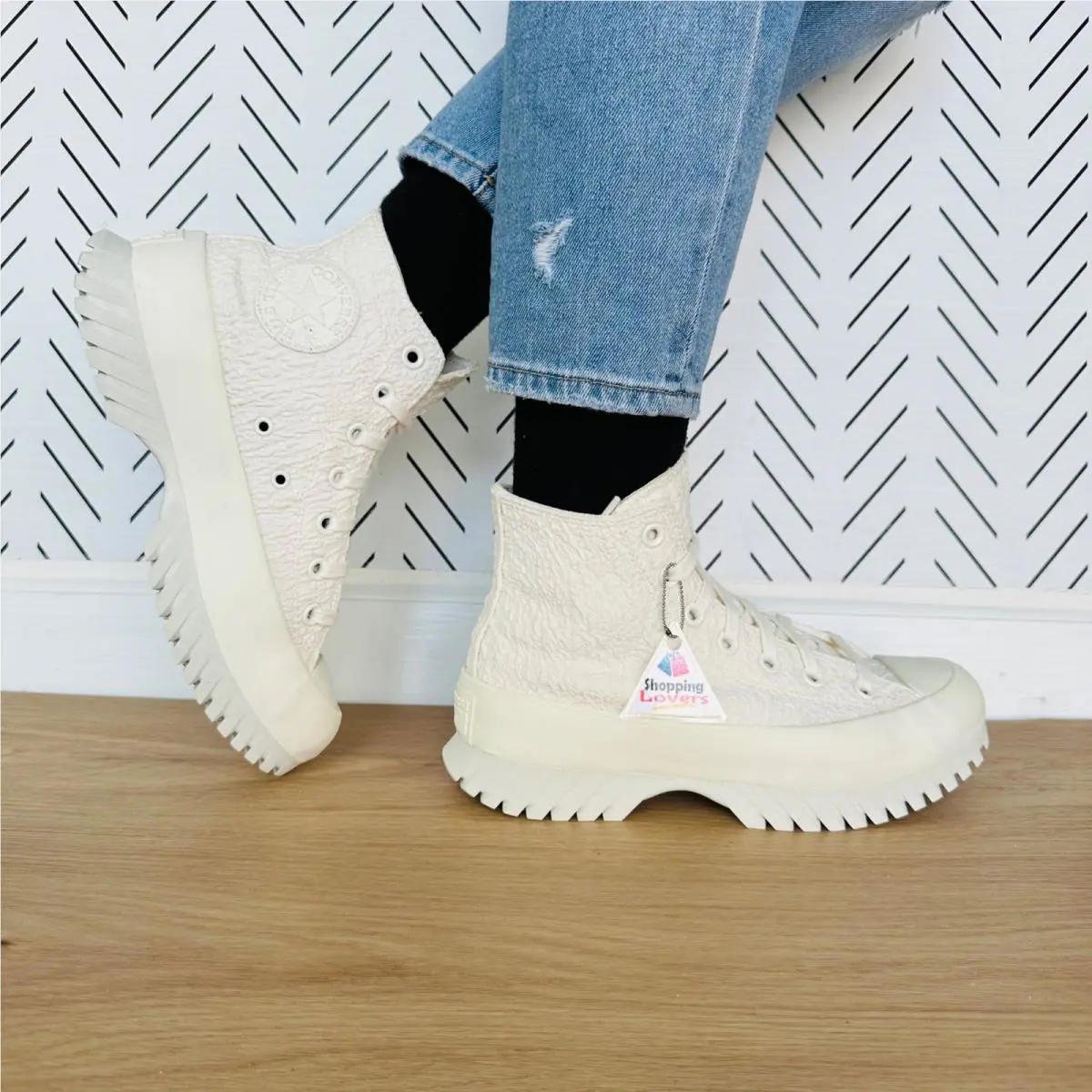Converse shoes - Converse Chuck Taylor All Star Lugged Platform - A00876C - White (UPC: 194433805391) 0