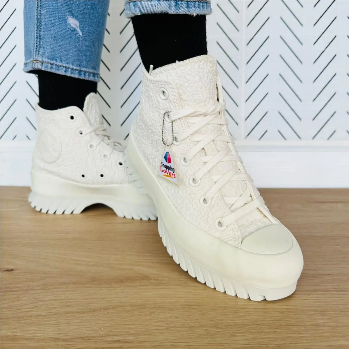 Converse shoes - Converse Chuck Taylor All Star Lugged Platform - A00876C - White (UPC: 194433805391) 1