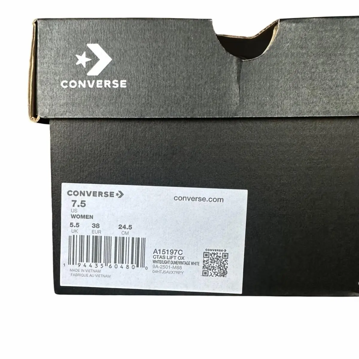 Converse shoes - Converse Chuck Taylor All-Star Lift Platform - A15197C - White (UPC: 194435604800) 8
