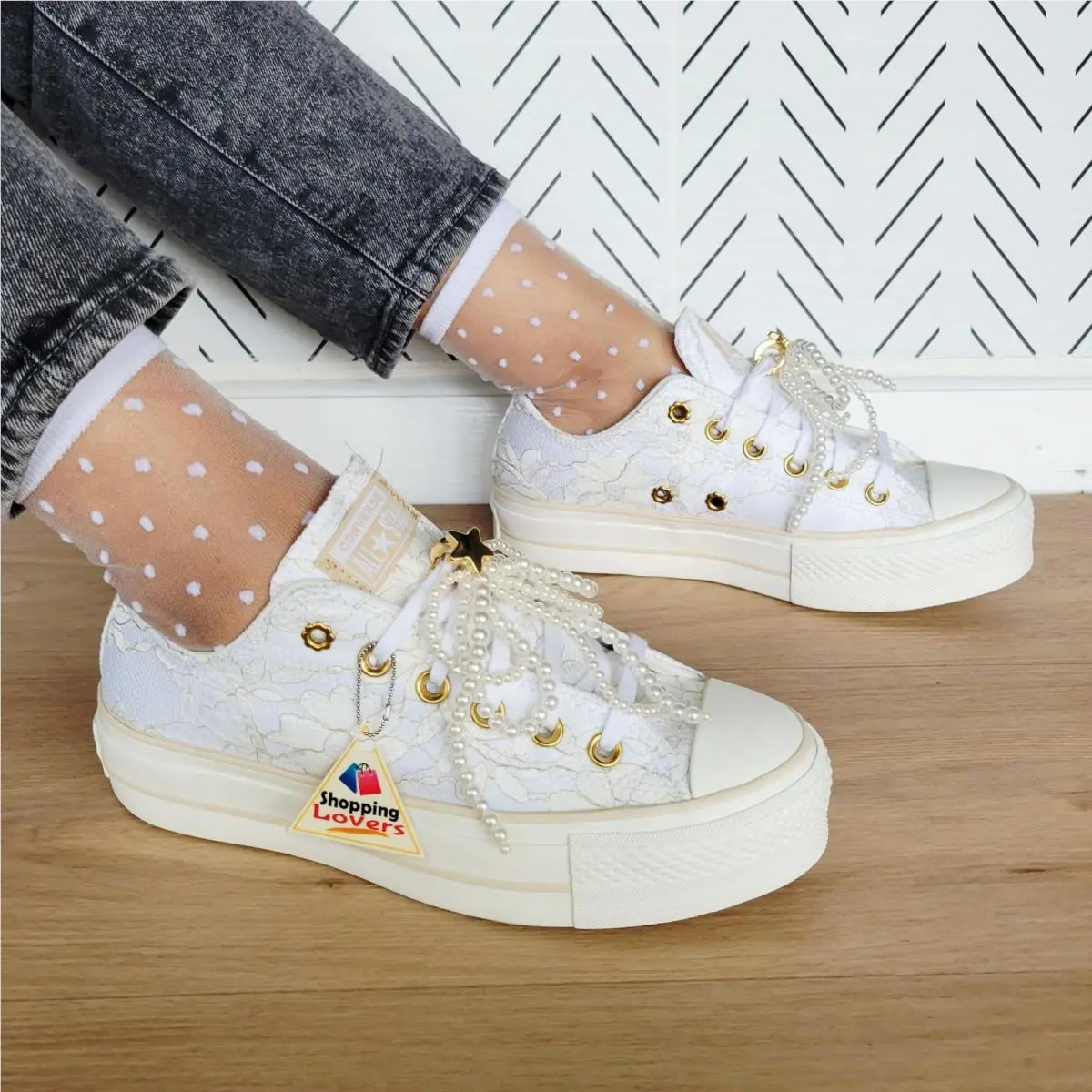 Converse shoes - Converse Chuck Taylor All-Star Lift Platform - A15197C - White 0