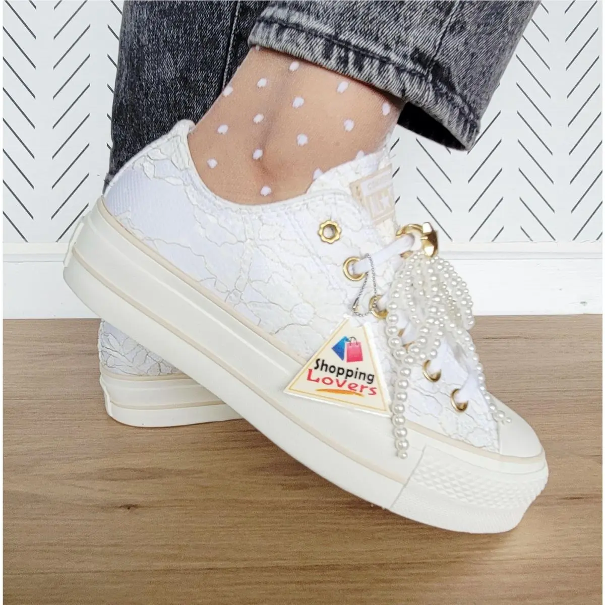 Converse shoes - Converse Chuck Taylor All-Star Lift Platform - A15197C - White (UPC: 194435604831) 6