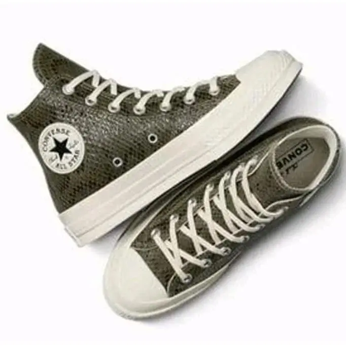 Converse Women`s 70 Men Chuck 70 Reptile Hi. Grey/egret. Unisex 6 Men/8 Women Ne