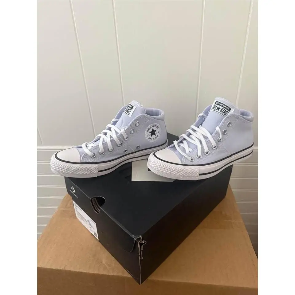 Converse All Star Mid Light Blue Size 5.5