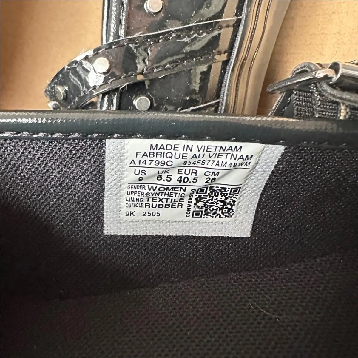 Converse shoes - Converse Chuck Taylor All Star Dainty - A14799C - Black (UPC: 194435428253) 9