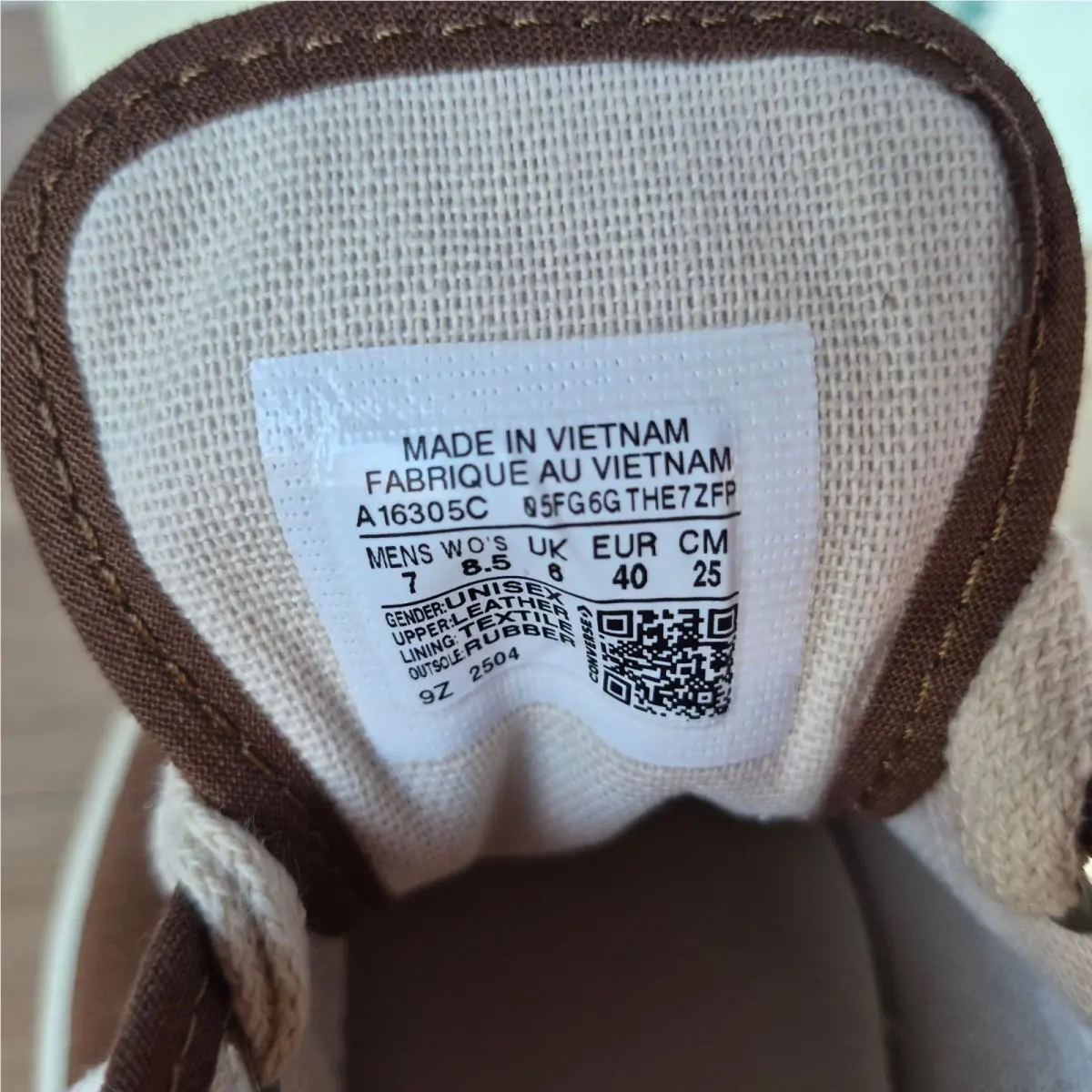 Converse shoes - Converse One Star - One Star - A16305C - Brown (UPC: 194435756745) 6